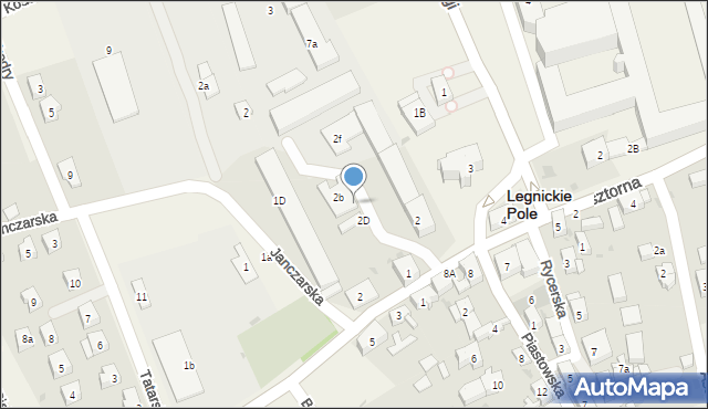 Legnickie Pole, Plac Henryka Pobożnego, 2A, mapa Legnickie Pole