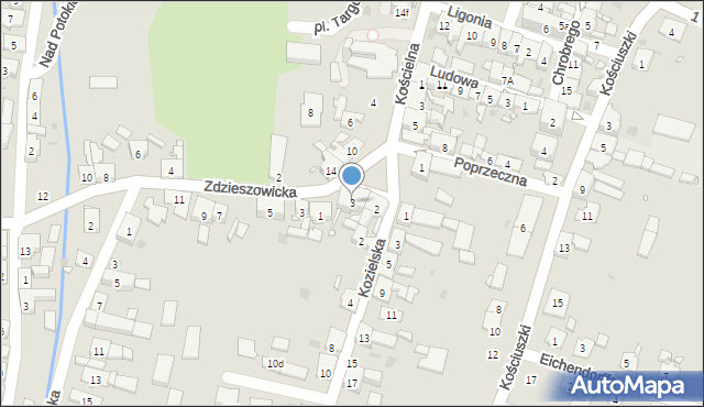 Leśnica, Plac Marka, 3, mapa Leśnica