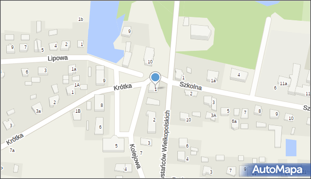 Lewków, Plac Floriana, 1, mapa Lewków