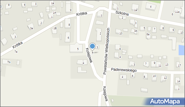 Lewków, Plac Floriana, 7, mapa Lewków