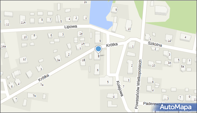 Lewków, Plac Floriana, 8, mapa Lewków