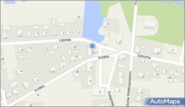 Lewków, Plac Floriana, 9, mapa Lewków