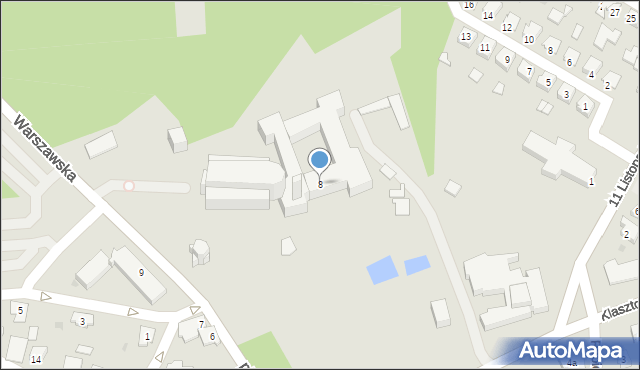 Leżajsk, Plac Mariacki, 8, mapa Leżajsk