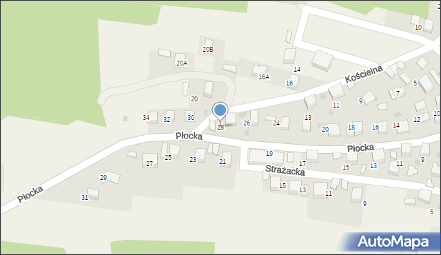 Lgota, Płocka, 28, mapa Lgota