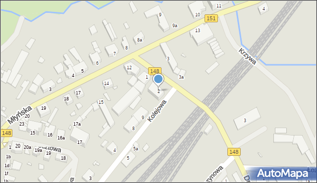 Łobez, Plac Spółdzielców, 2, mapa Łobez