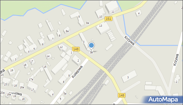 Łobez, Plac Spółdzielców, 3a, mapa Łobez