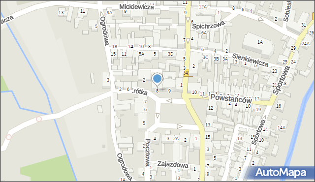 Łobżenica, Plac Wolności, 8, mapa Łobżenica