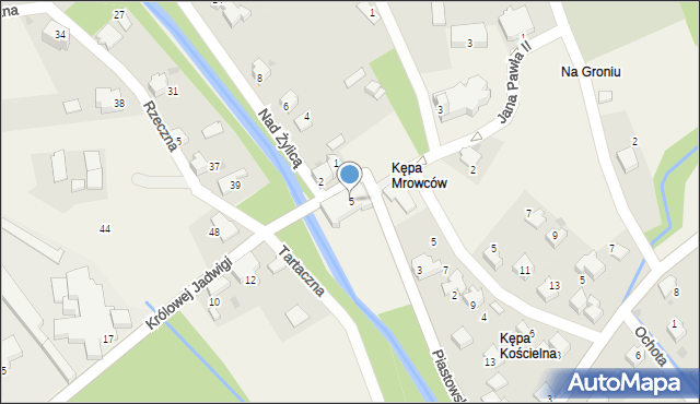 Łodygowice, Plac Wolności, 5, mapa Łodygowice
