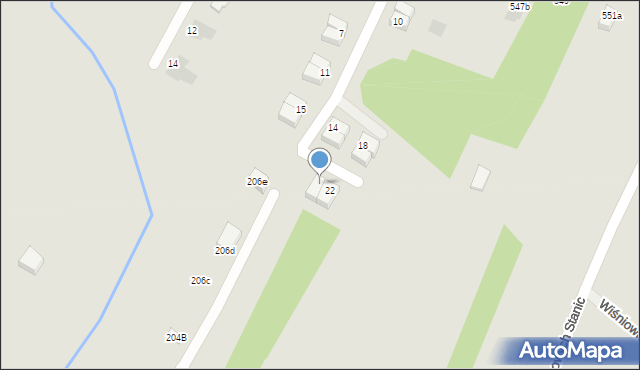 Łódź, Platanowa, 24, mapa Łodzi