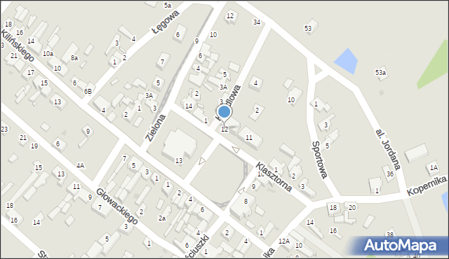 Lutomiersk, Plac Jana Pawła II, 12, mapa Lutomiersk