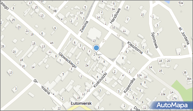 Lutomiersk, Plac Jana Pawła II, 3, mapa Lutomiersk
