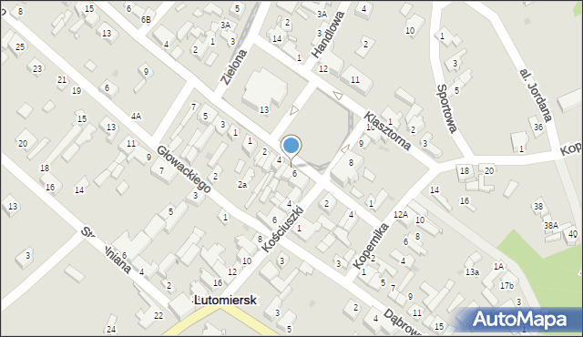 Lutomiersk, Plac Jana Pawła II, 6A, mapa Lutomiersk