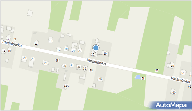 Majków, Pleśniówka, 27, mapa Majków