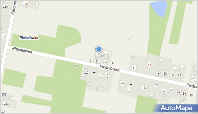 Majków, Pleśniówka, 5a, mapa Majków