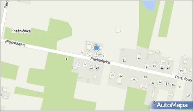 Majków, Pleśniówka, 7, mapa Majków