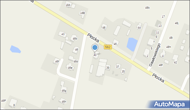 Maszewo, Płocka, 41, mapa Maszewo