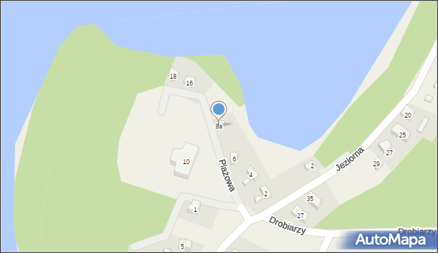 Mezowo, Plażowa, 8a, mapa Mezowo