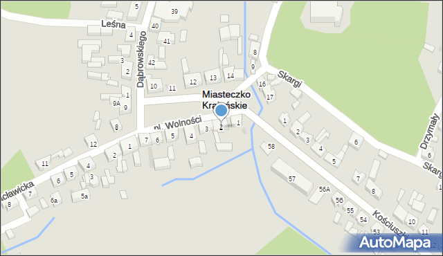 Miasteczko Krajeńskie, Plac Wolności, 2, mapa Miasteczko Krajeńskie