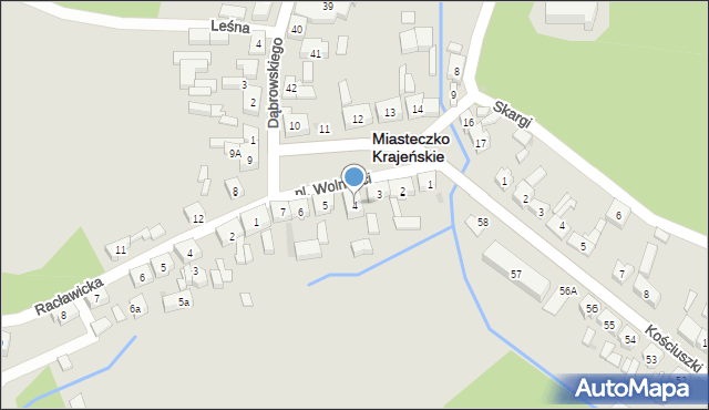 Miasteczko Krajeńskie, Plac Wolności, 4, mapa Miasteczko Krajeńskie