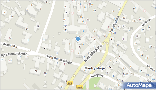 Międzyzdroje, Plac Neptuna, 2e, mapa Międzyzdroje