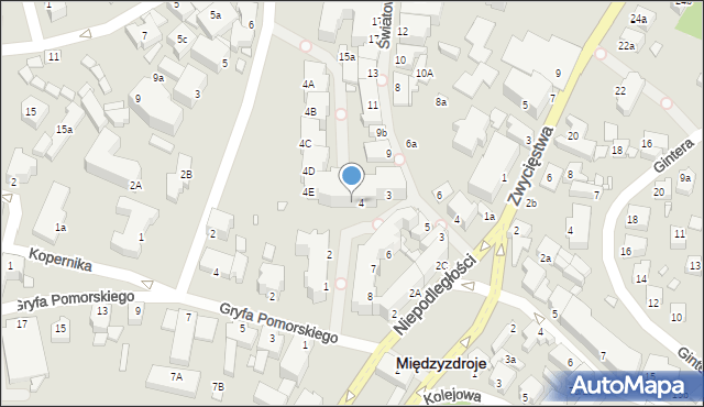 Międzyzdroje, Plac Neptuna, 5, mapa Międzyzdroje