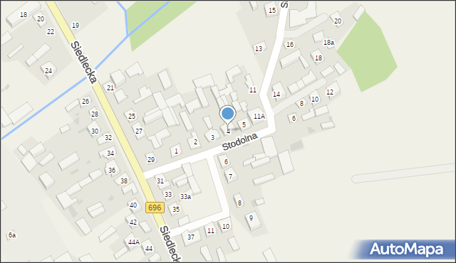 Mokobody, Plac Wolności, 4, mapa Mokobody