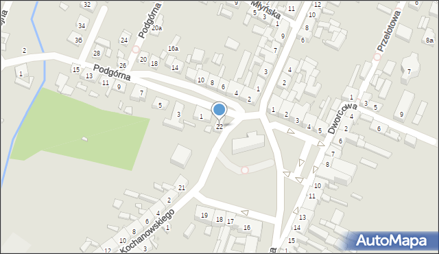 Murowana Goślina, Plac Powstańców Wielkopolskich, 22, mapa Murowana Goślina