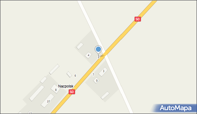 Nacpolsk, Płońska, 2, mapa Nacpolsk