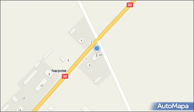 Nacpolsk, Płońska, 5, mapa Nacpolsk