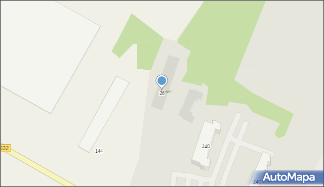 Nasielsk, Płońska, 26, mapa Nasielsk