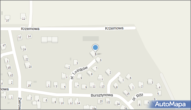 Nidzica, Plac Lotników, 5, mapa Nidzica