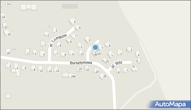 Nidzica, Plac Pokoju, 8, mapa Nidzica