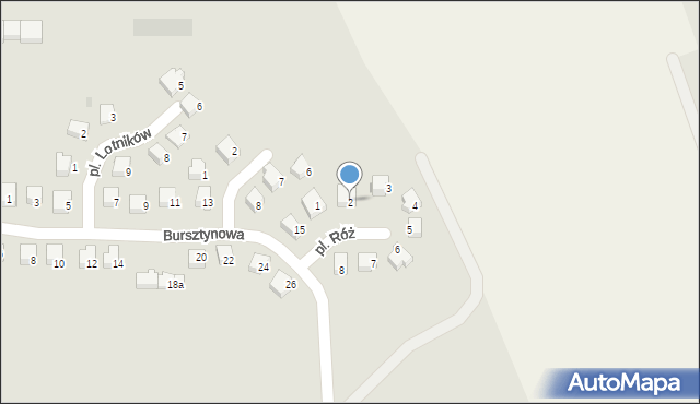 Nidzica, Plac Róż, 2, mapa Nidzica