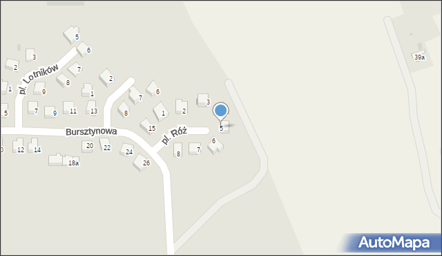 Nidzica, Plac Róż, 5, mapa Nidzica