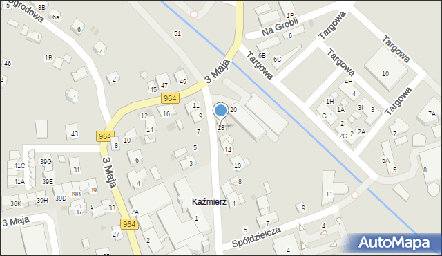 Niepołomice, Plac Kazimierza Wielkiego, 18, mapa Niepołomice