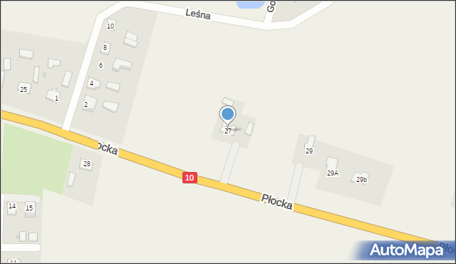 Nowa Góra, Płocka, 27, mapa Nowa Góra