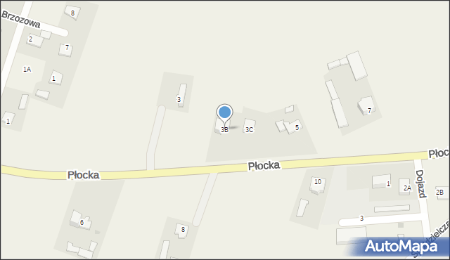 Nowa Góra, Płocka, 3B, mapa Nowa Góra