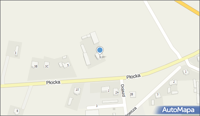 Nowa Góra, Płocka, 7, mapa Nowa Góra