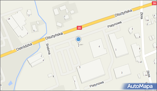 Nowa Wieś, Platynowa, 2, mapa Nowa Wieś