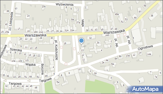 Nowe Miasto nad Pilicą, Plac Kościuszki Tadeusza, gen., 14, mapa Nowe Miasto nad Pilicą