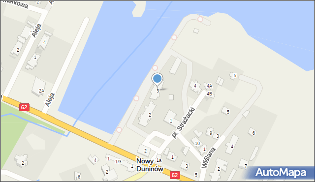 Nowy Duninów, Plac Strażacki, 3, mapa Nowy Duninów