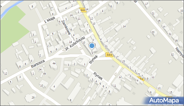 Odolanów, Plac Kościuszki Tadeusza, gen., 1, mapa Odolanów