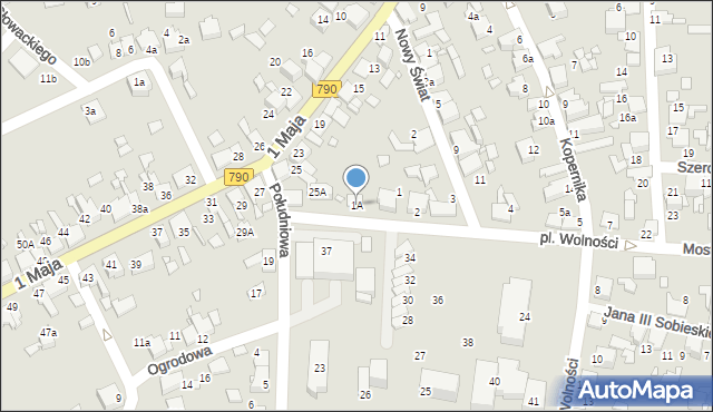 Ogrodzieniec, Plac Wolności, 1A, mapa Ogrodzieniec