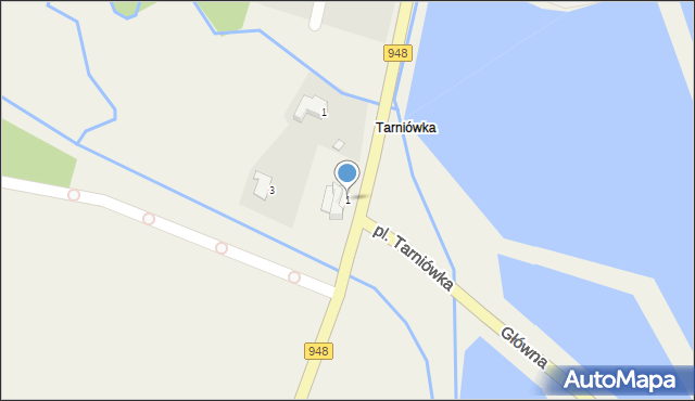 Osiek, Plac Tarniówka, 1, mapa Osiek