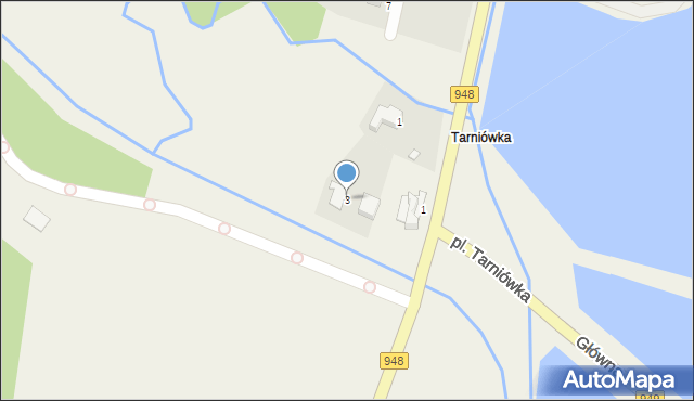 Osiek, Plac Tarniówka, 3, mapa Osiek