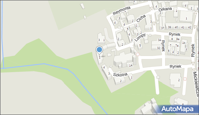 Otmuchów, Plac Jana Pawła II, 1, mapa Otmuchów