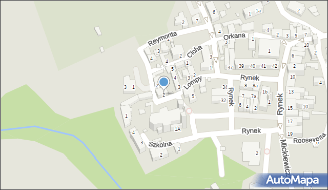 Otmuchów, Plac Jana Pawła II, 2, mapa Otmuchów