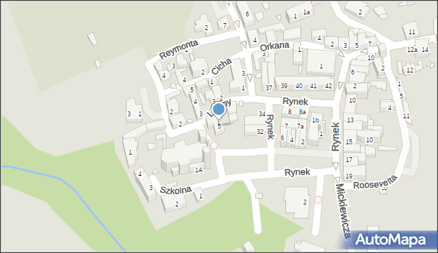 Otmuchów, Plac Jana Pawła II, 5, mapa Otmuchów