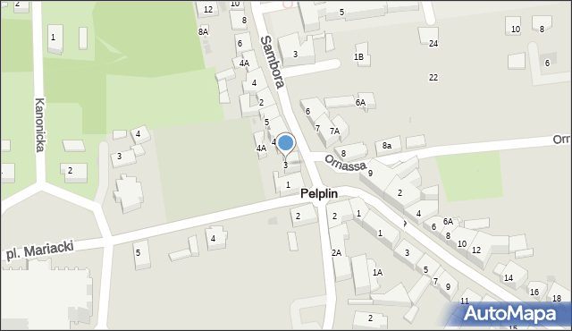 Pelplin, Plac Grunwaldzki, 3, mapa Pelplin