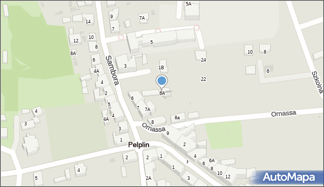 Pelplin, Plac Grunwaldzki, 6A, mapa Pelplin